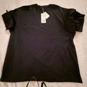 Stylish Black Short Sleeve Men's Tee